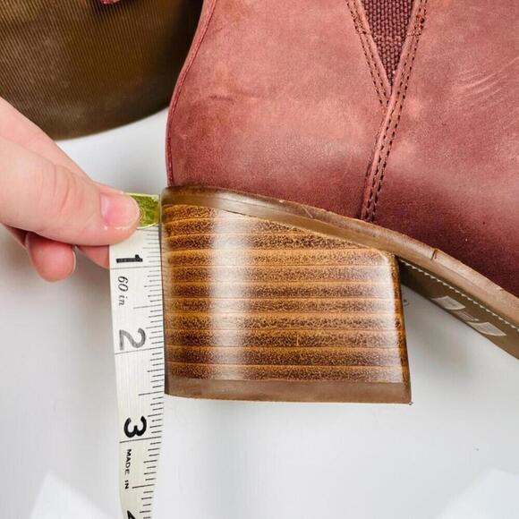 TOMS Women's Burnt Henna Leather Esme Bootie Size: 7.5 - Picture 9 of 9